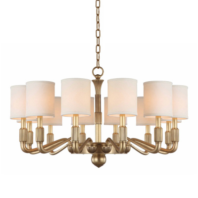 Люстра Cloyd DELAWARE C12 / Ø88 см - латунь (арт.10120)