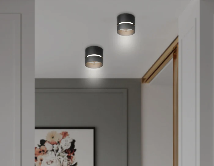 Светильник точечный накладной со сменной лампой GU10 Ambrella light TN71052