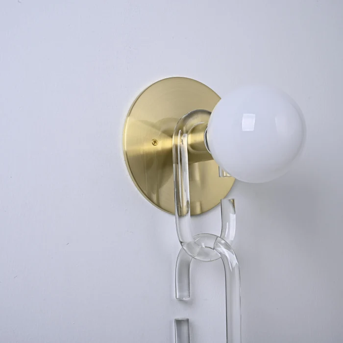 Настенный светильник CHAIN WALL Прозрачный ImperiumLoft