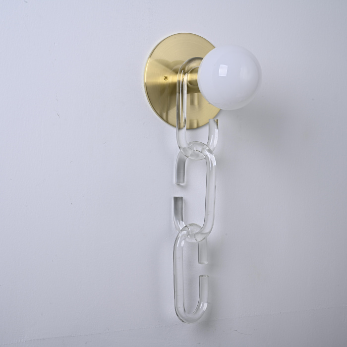 Настенный светильник CHAIN WALL Прозрачный ImperiumLoft