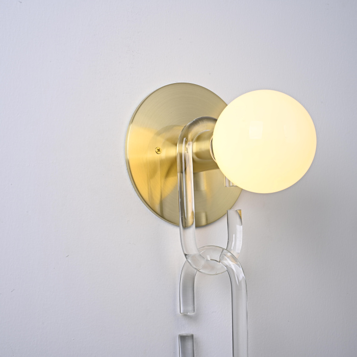 Настенный светильник CHAIN WALL Прозрачный ImperiumLoft