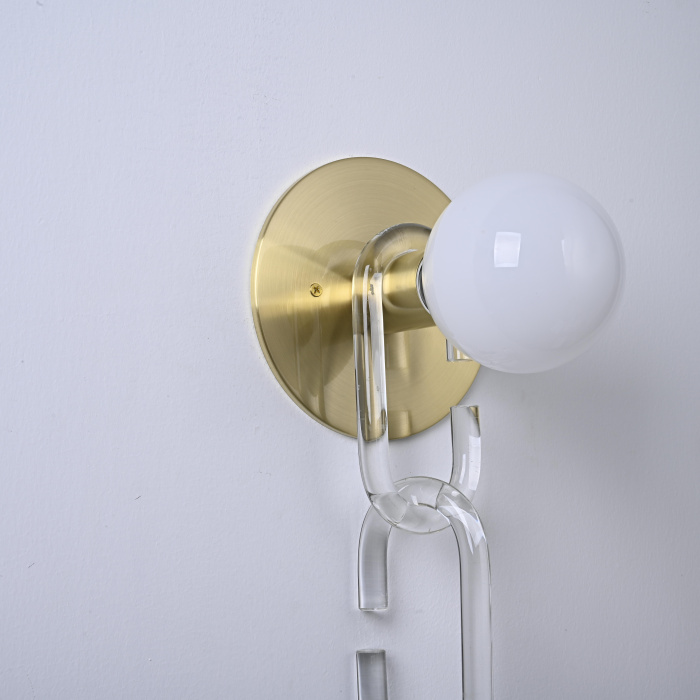 Настенный светильник CHAIN WALL Прозрачный ImperiumLoft