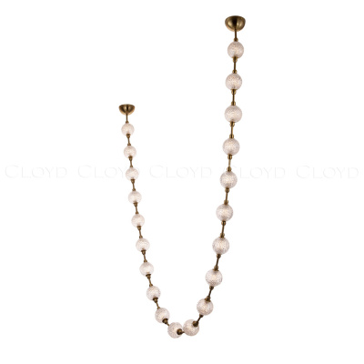 Подвесной светильник Cloyd RACHMANINOFF P20 / L270 см - латунь (арт.11416)