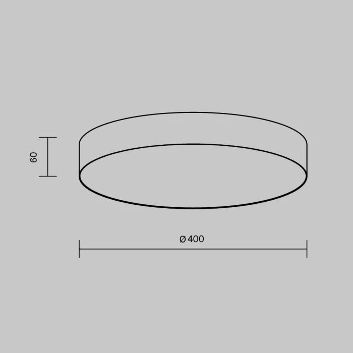 Потолочный светодиодный светильник Maytoni Technical Ceiling Zon C032CL-45W4K-RD-MG