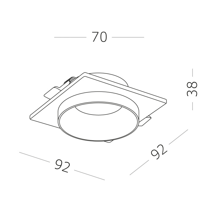 Встраиваемый светильник ST LUCE ST206.418.01