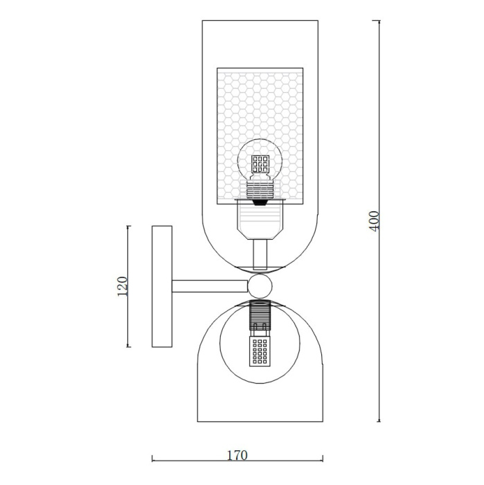 Настенный светильник CATCH WALL ELITE ImperiumLoft