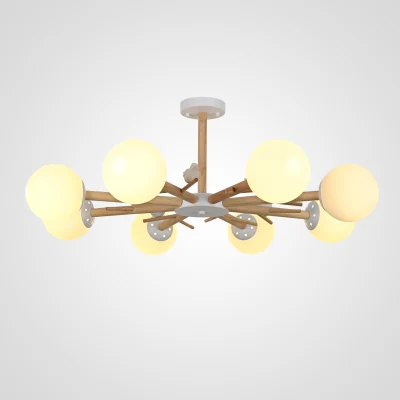 Люстра на штанге FINCH 8 ImperiumLoft 178022-26