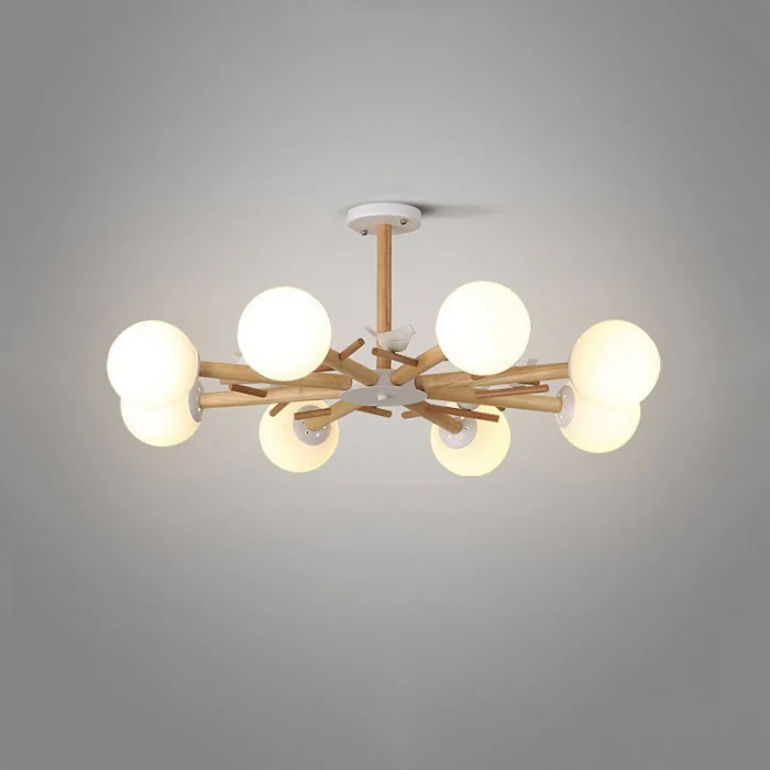 Люстра на штанге FINCH 8 ImperiumLoft 178022-26