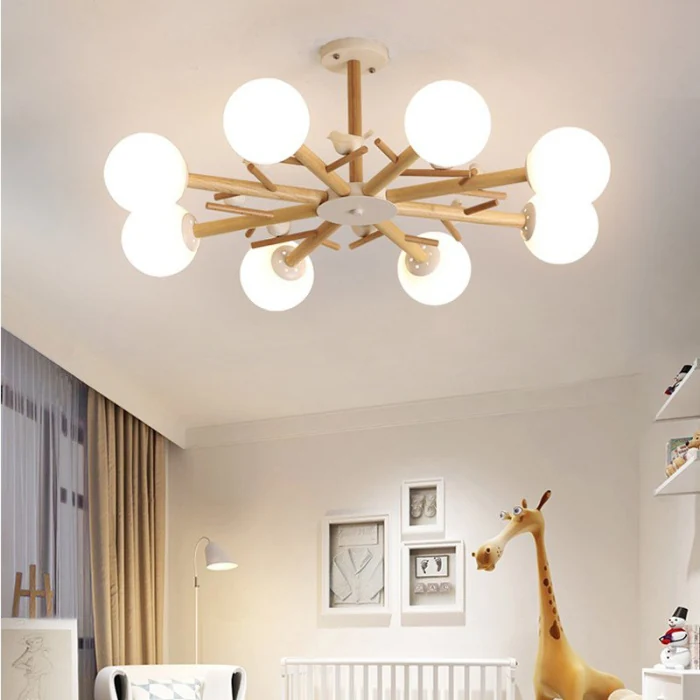 Люстра на штанге FINCH 8 ImperiumLoft 178022-26