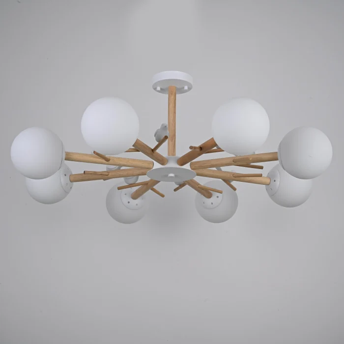 Люстра на штанге FINCH 8 ImperiumLoft 178022-26