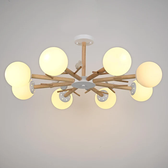 Люстра на штанге FINCH 8 ImperiumLoft 178022-26