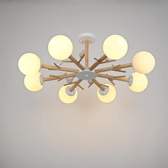 Люстра на штанге FINCH 8 ImperiumLoft 178022-26