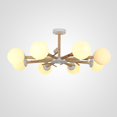 Люстра на штанге FINCH 8 ImperiumLoft 178022-26