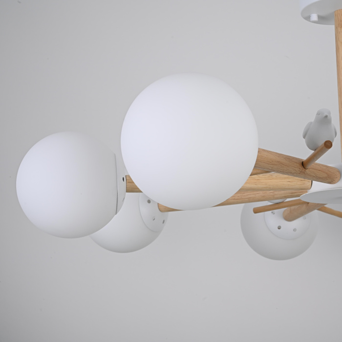 Люстра на штанге FINCH 8 ImperiumLoft 178022-26