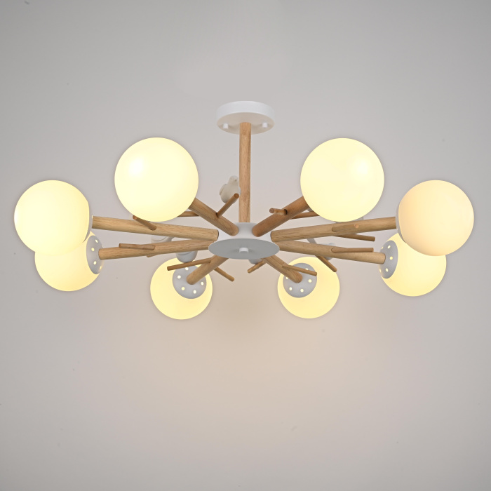 Люстра на штанге FINCH 8 ImperiumLoft 178022-26