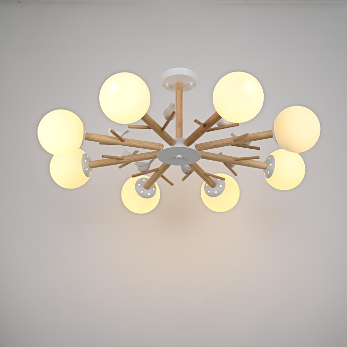 Люстра на штанге FINCH 8 ImperiumLoft 178022-26