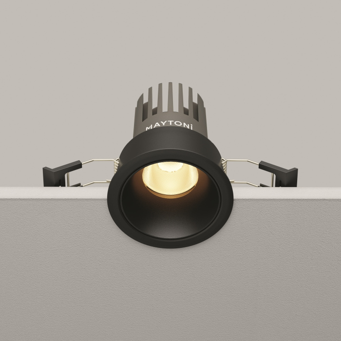 Встраиваемый светильник Maytoni Dip DL115-10W-2.7K-B