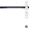 Магнитный трековый светильник Arte Lamp OPTIMA 0.1-10V A7493PL-1BK