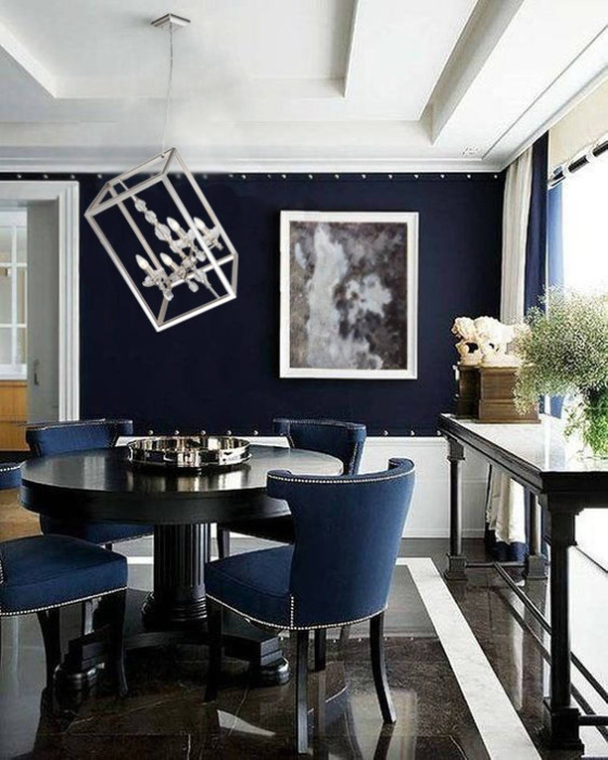 Люстра подвесная Lucia Tucci INESSA 3850.4 silver