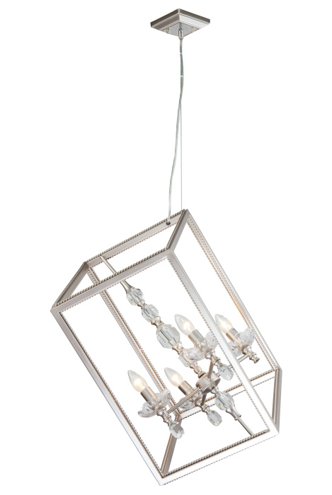 Люстра подвесная Lucia Tucci INESSA 3850.4 silver