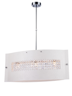 Люстра подвесная Lucia Tucci Pelle Bianca 2010.3