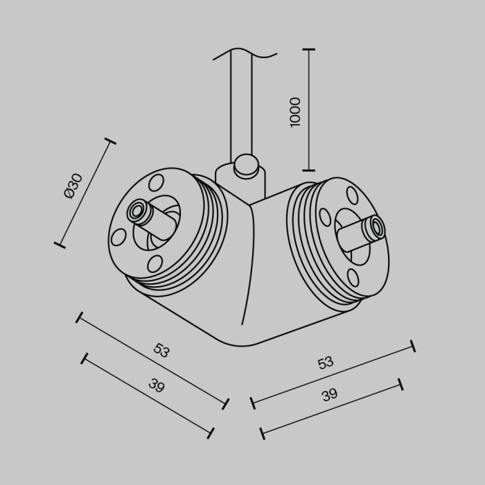 Угловой коннектор Maytoni CA014LC-P-B