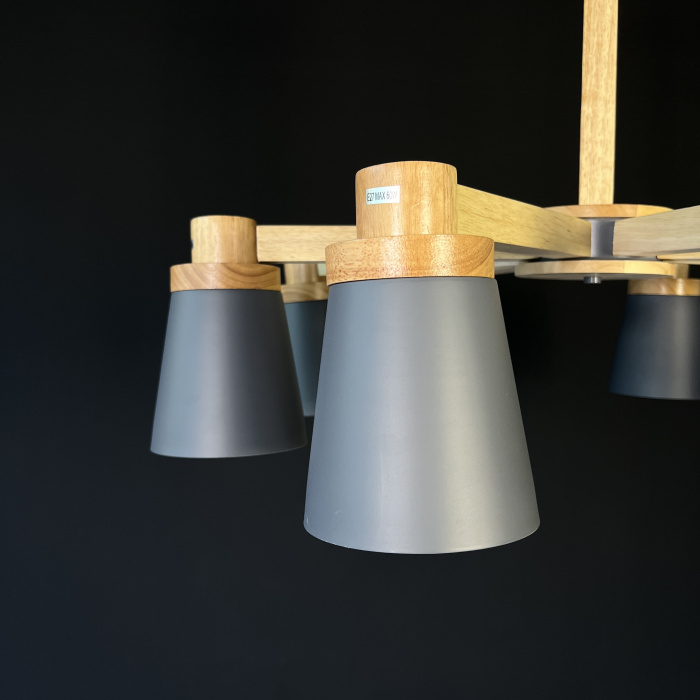 Потолочная люстра PROP 6 Grey ImperiumLoft