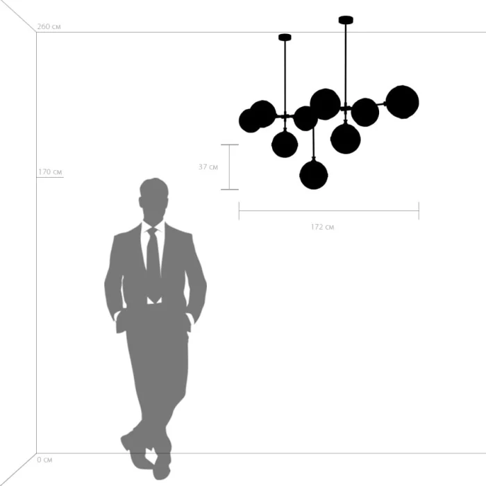 Люстра на штанге GLOBO LIGHTSTAR 813191