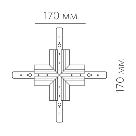 Угловой соединитель к шинопроводу Space F Led Technology SPACE F UGL C W