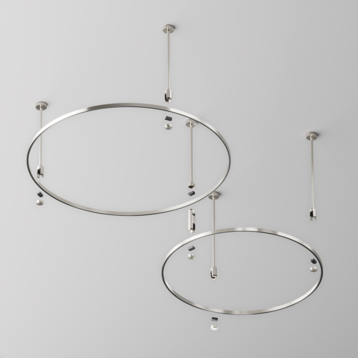 Шинопровод круглый Maytoni Busbar trunkings Flarity TRX154-R-D800-PT