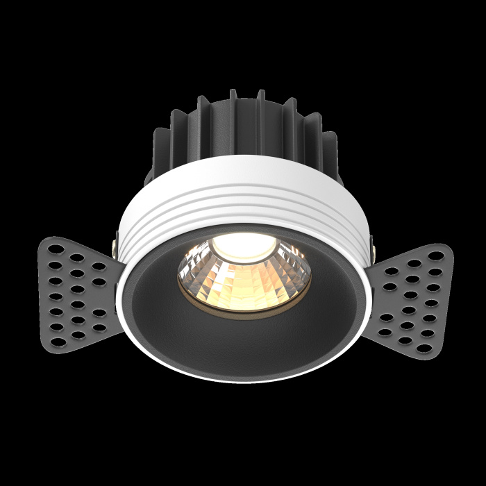 Встраиваемый светильник Maytoni Round DL058-12W3K-TRS-B