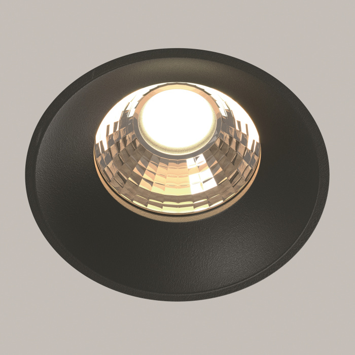 Встраиваемый светильник Maytoni Round DL058-12W3K-TRS-B