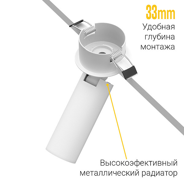 Встраиваемый спот Ledron SAGITONY R BASIC S40 W