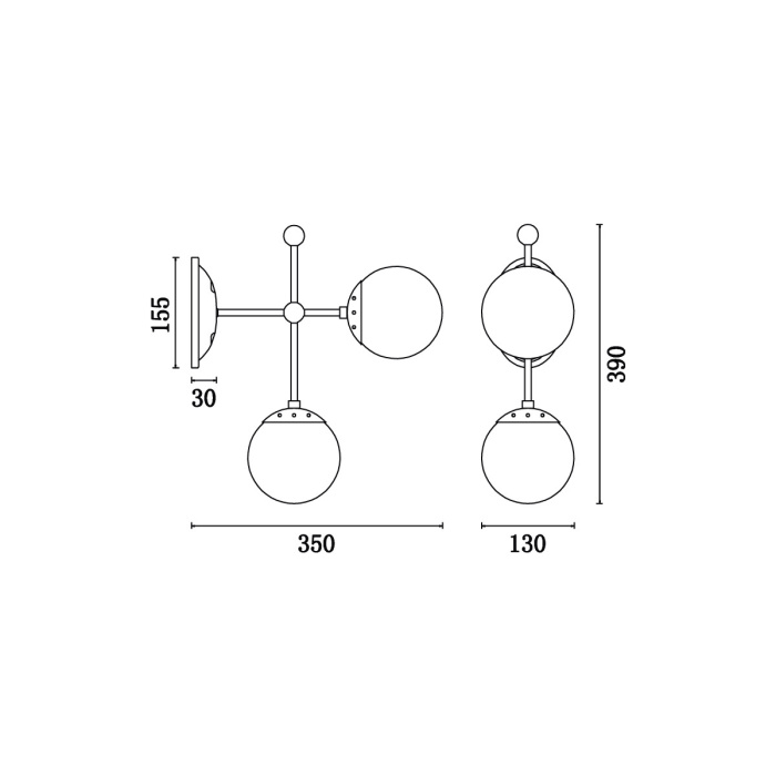 Бра VL5013W02 Vele Luce