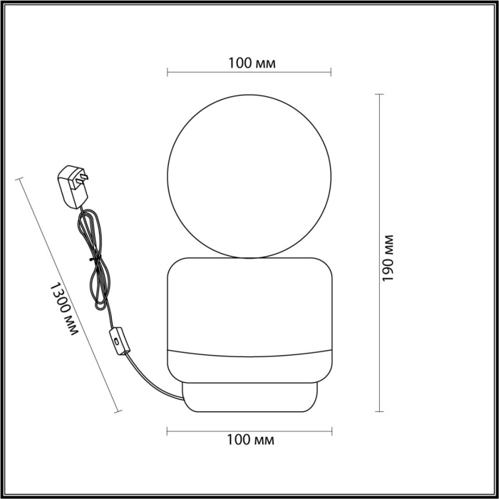Настольная лампа HIMIKO LUMION 5670/1T