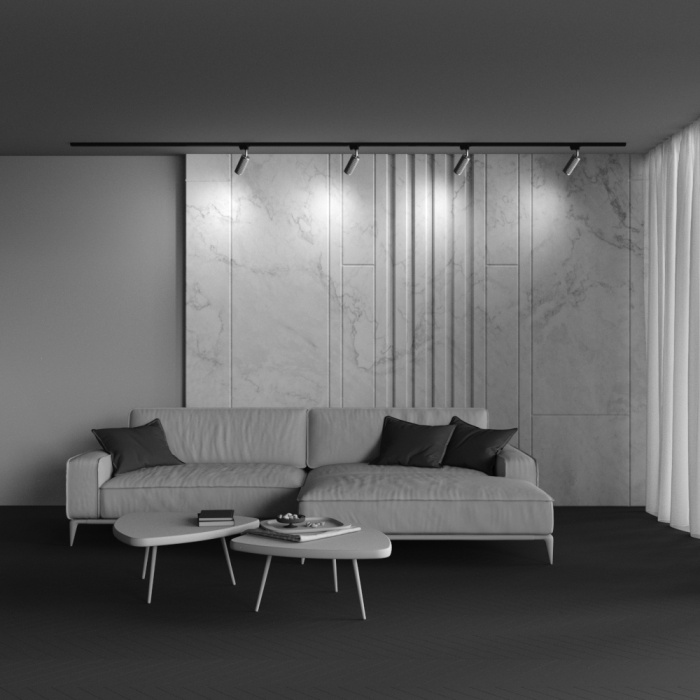 Трековый светильник Maytoni Focus Design TR011-1-GU10-G