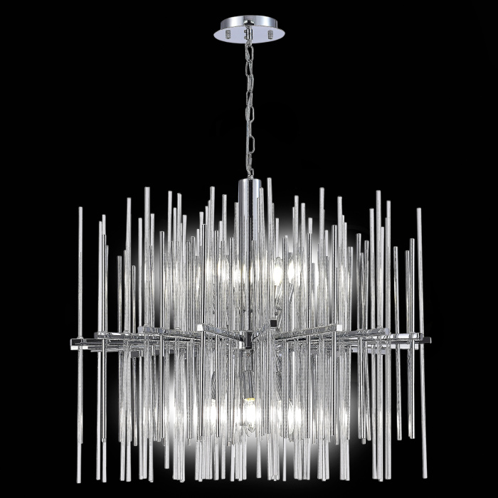 Люстра подвесная ST-Luce Хром/Прозрачный, Хром E14 12*40W SL1628.103.12