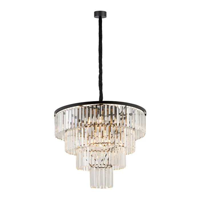 Люстра подвесная Nowodvorski Cristal L Black 7614