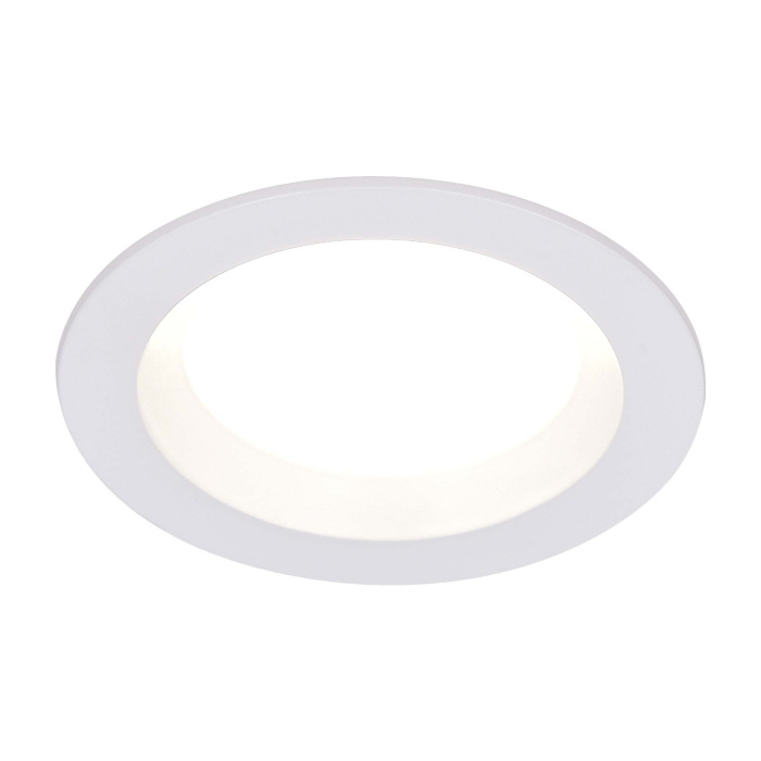 Светильник встраиваемый Белый LED 1*12W 3000K 960Lm Ra80 100° IP44 D115xH47 100-240VV ST752.538.12