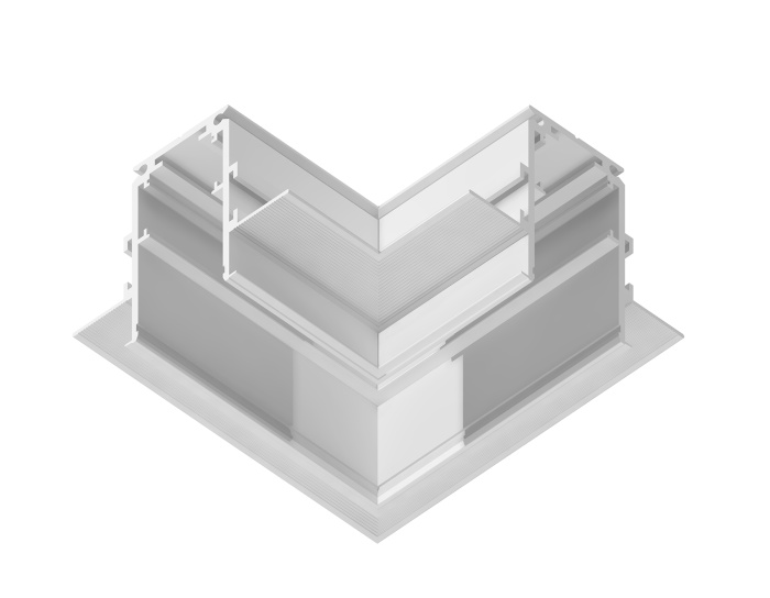 Коннектор угловой для встраиваемого шинопровода Magnetic Ambrella light GL3352