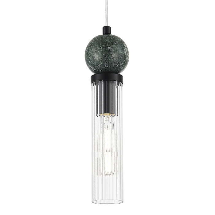 Светильник подвесной ST-Luce черный/прозрачный E14 1*40W SL1244.403.01
