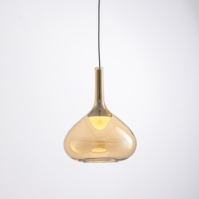 Подвесной светильник Delight Collection MD25001005 MD25001005-1A brass/amber