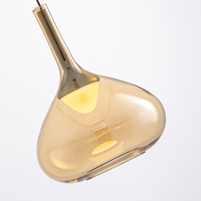 Подвесной светильник Delight Collection MD25001005 MD25001005-1A brass/amber