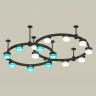 Комплект подвесного светильника Techno Ring с композитным хрусталем Ambrella light XR92221210