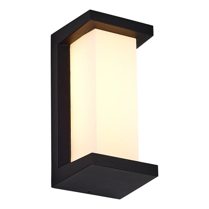 Светильник уличный настенный ST-Luce черный LED 1*10/15/20W 2700/3000/3500/4000/5000K SL9532.411.01