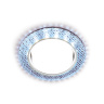 Встраиваемый точечный светильник GX53 с LED подсветкой Ambrella light G296 CL/CLD