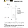 Светильник настенный Omnilux Onte OML-99701-01