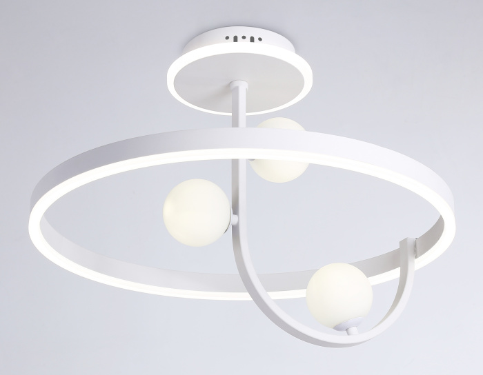 Потолочный светодиодный светильник со сменной лампой и пультом управления Ambrella light FL66261