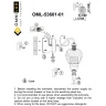 Светильник настенный Omnilux Telti OML-53601-01
