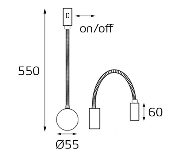 Бра ITALLINE 3026 white